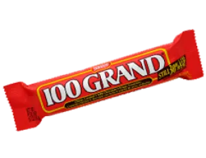 100 Grand Chocolate Bar 1.5oz 36 Count
