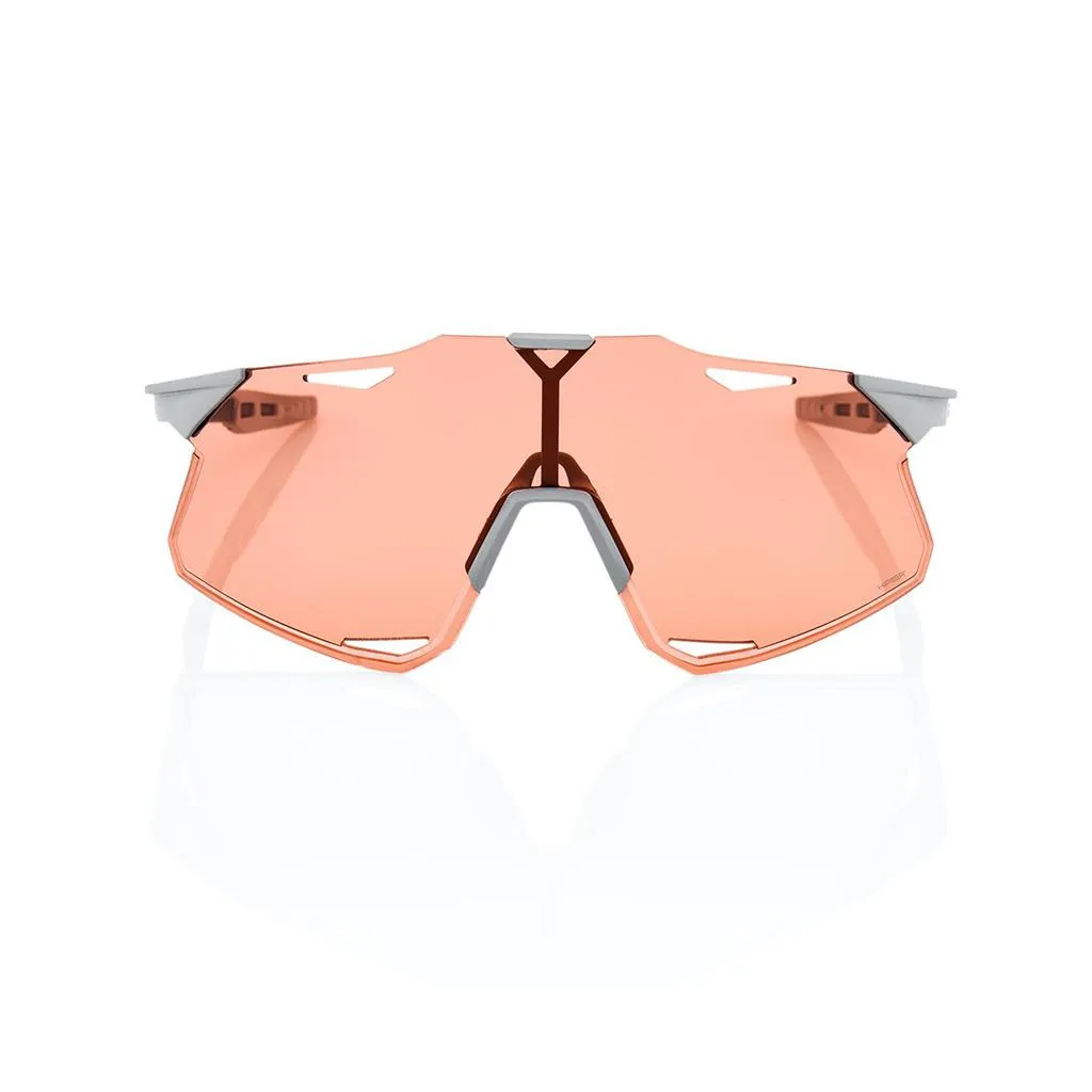100% Hypercraft - Matte Stone Grey - HiPER Coral Lens