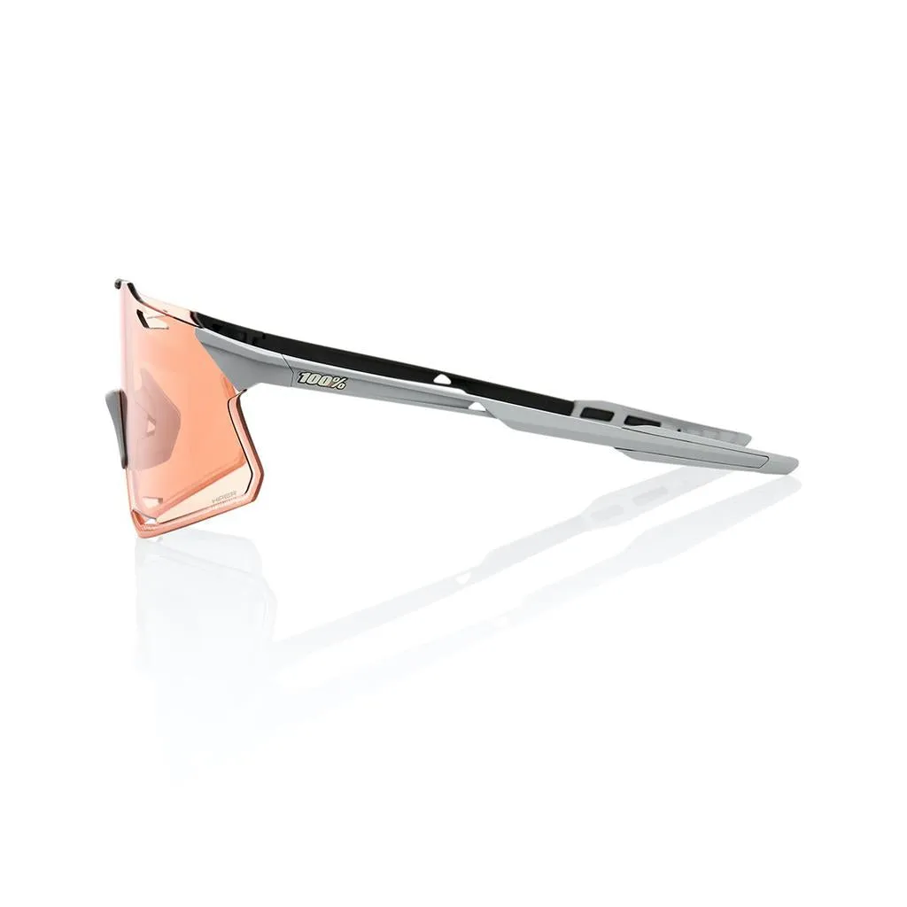 100% Hypercraft - Matte Stone Grey - HiPER Coral Lens