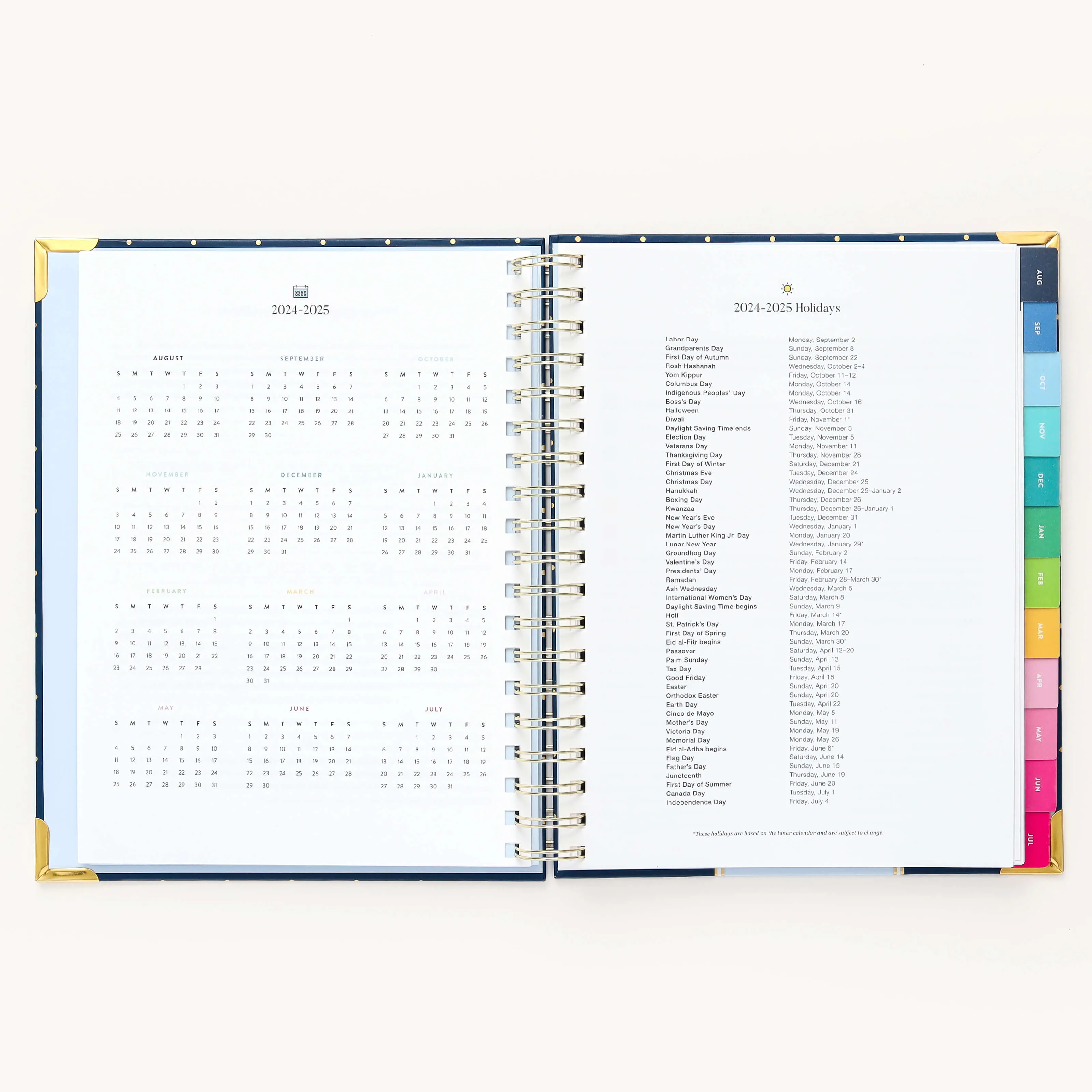 2024-2025 Weekly Simplified Planner - Dainty Dot
