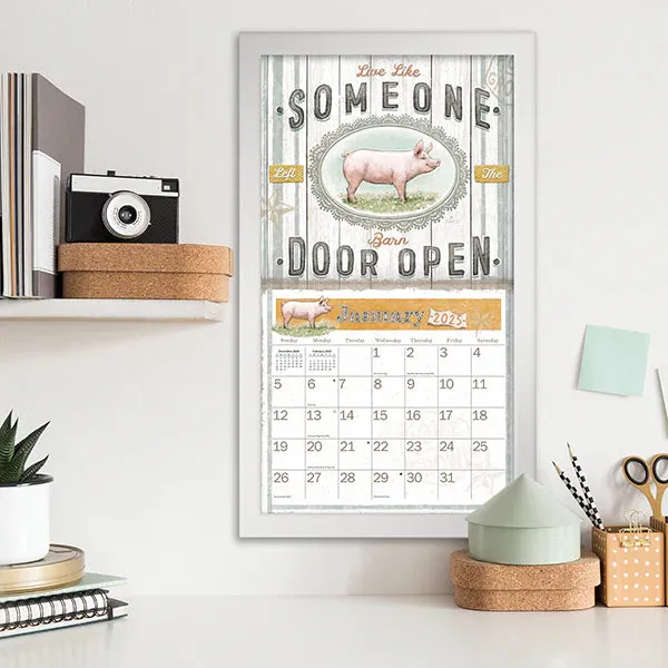 2025 Lang Wall Calendar - Farmhouse