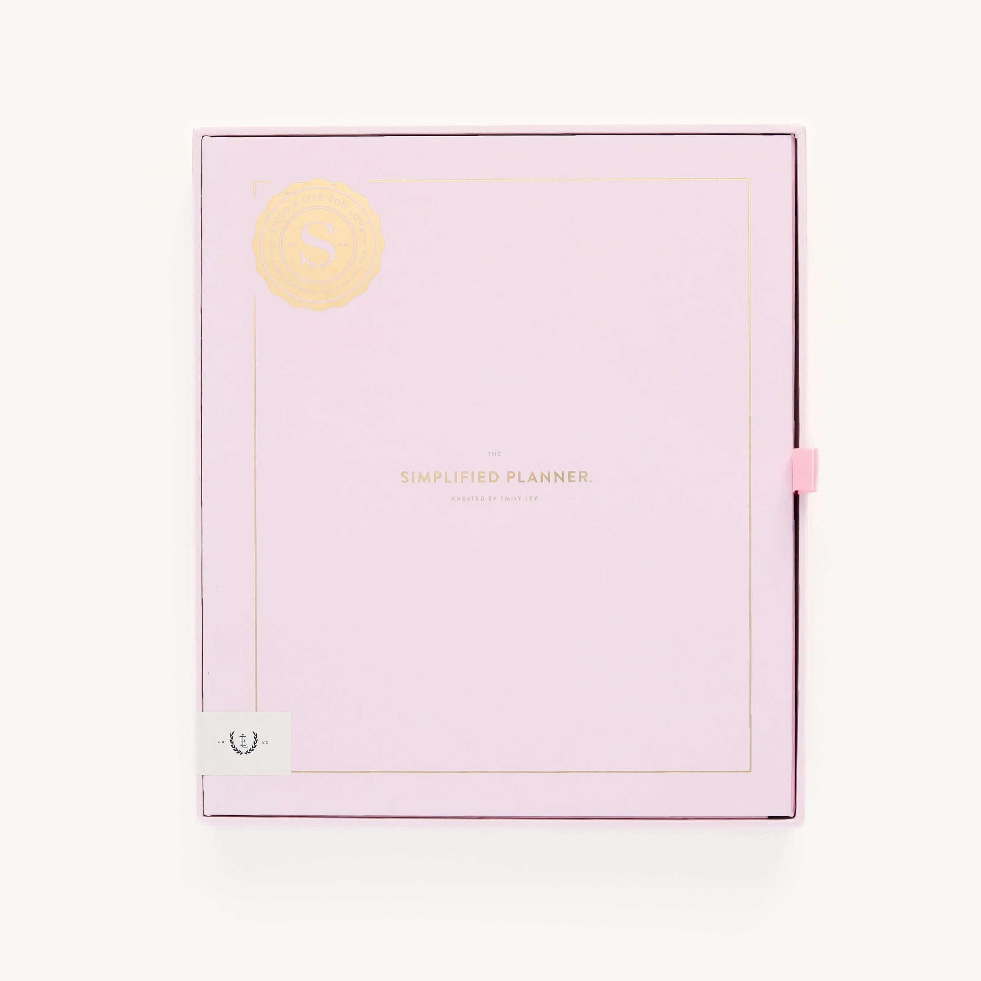 2025 Weekly Simplified Planner - Cabana Pinstripe