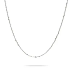 24" Adjustable 1.5mm Margarita Chain in Sterling Silver