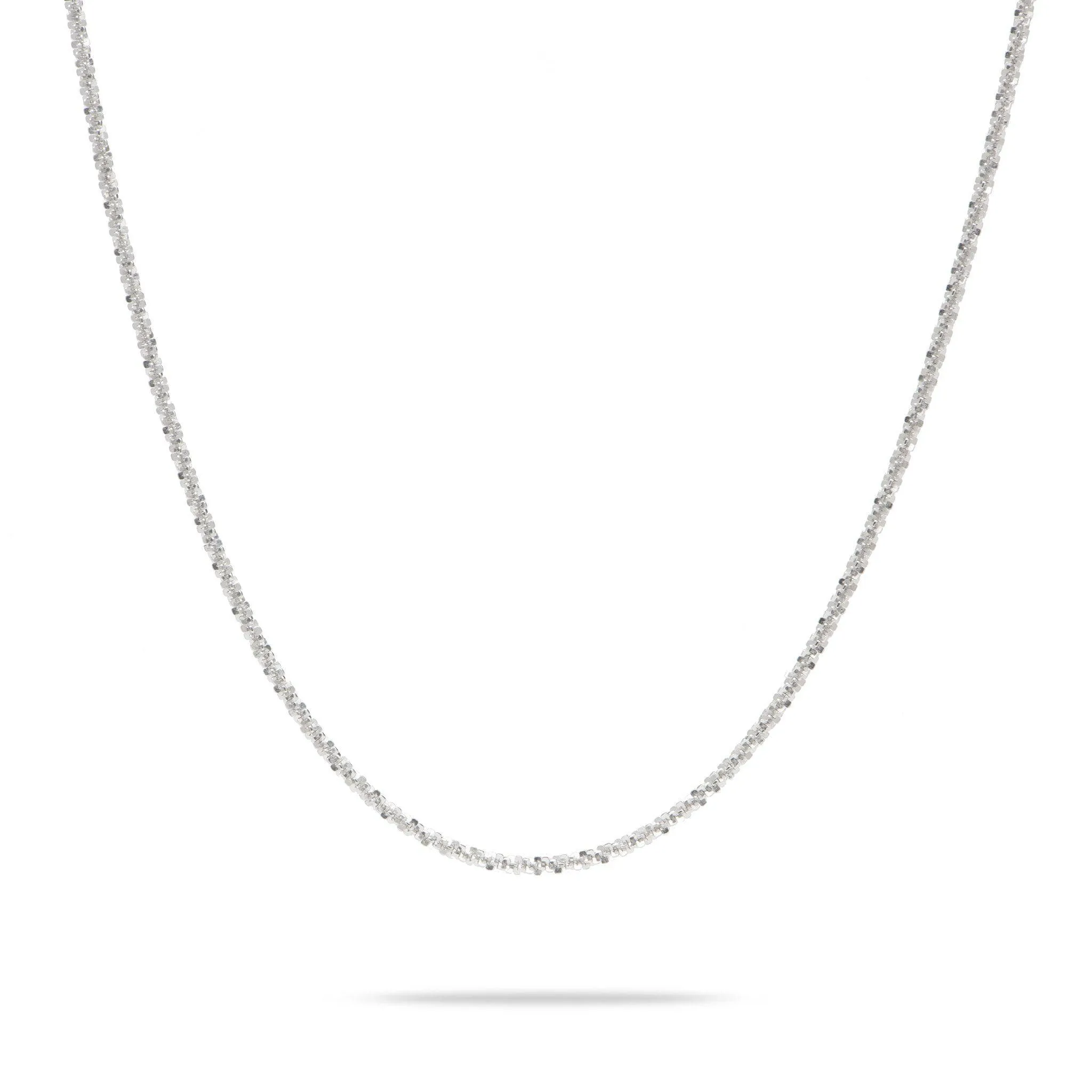 24" Adjustable 1.5mm Margarita Chain in Sterling Silver