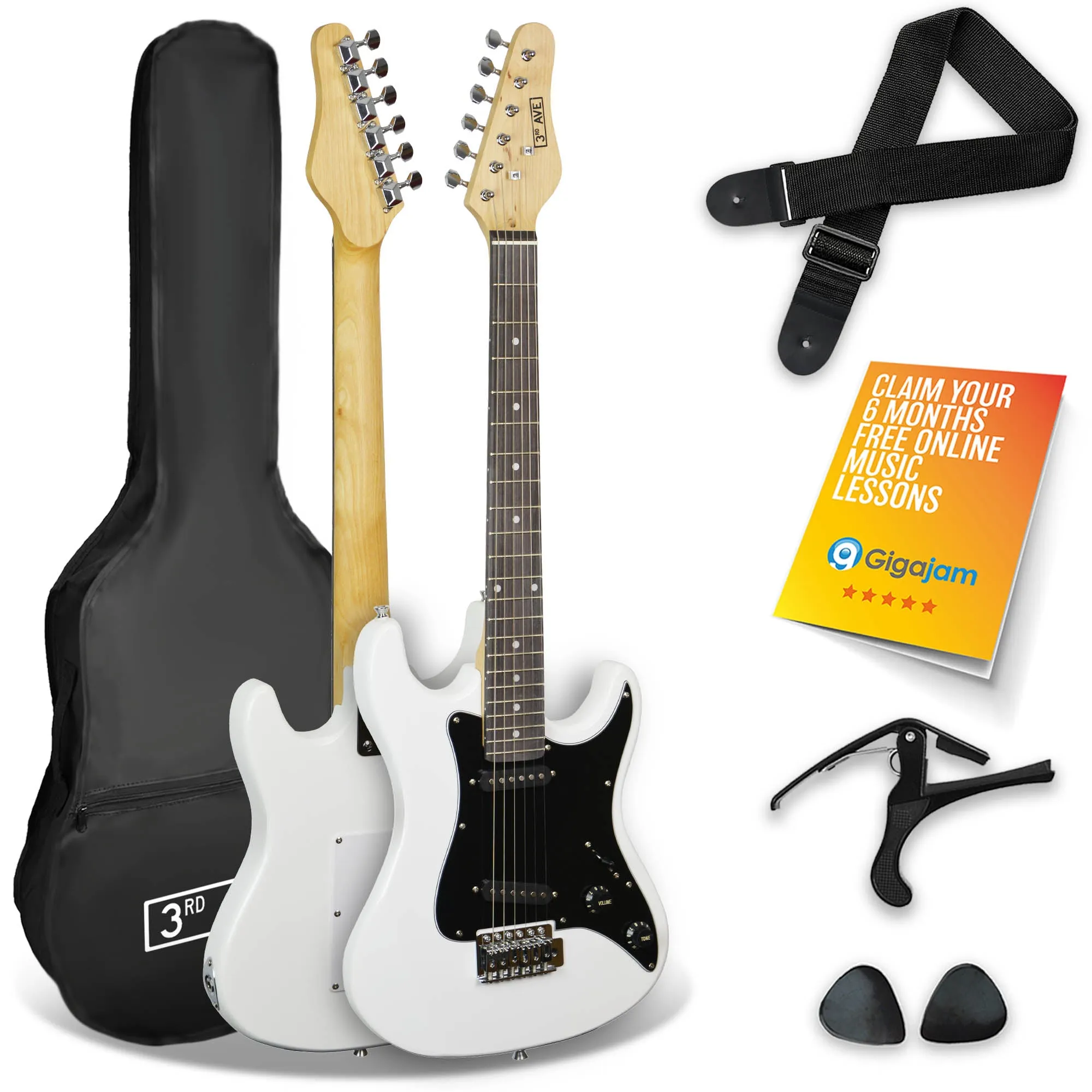 3rd Avenue 3/4 Size Electric Guitar
