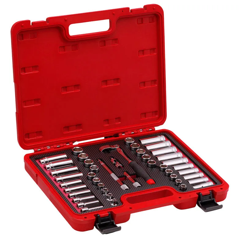 44-PC. Deluxe Socket Set 3/8” Drive