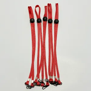 5 Pack Adjustable Lanyard for Face Mask Face Mask Holder Neck Strap Washable Reusable Face Mask Necklace Prevents Dropping of Masks