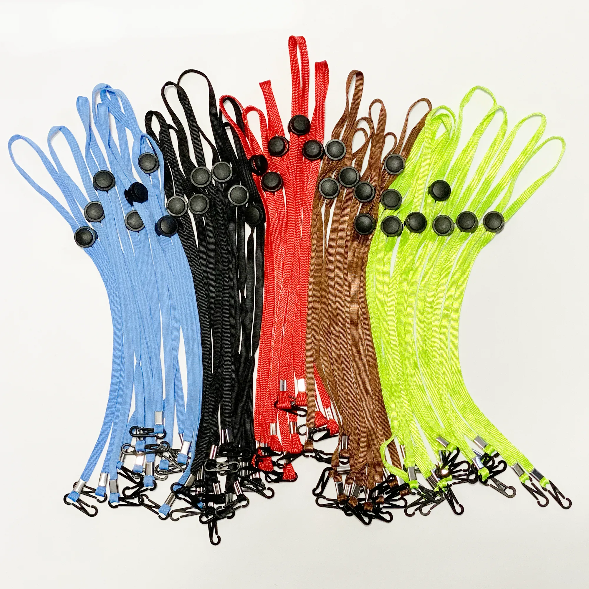 5 Pack Adjustable Lanyard for Face Mask Face Mask Holder Neck Strap Washable Reusable Face Mask Necklace Prevents Dropping of Masks
