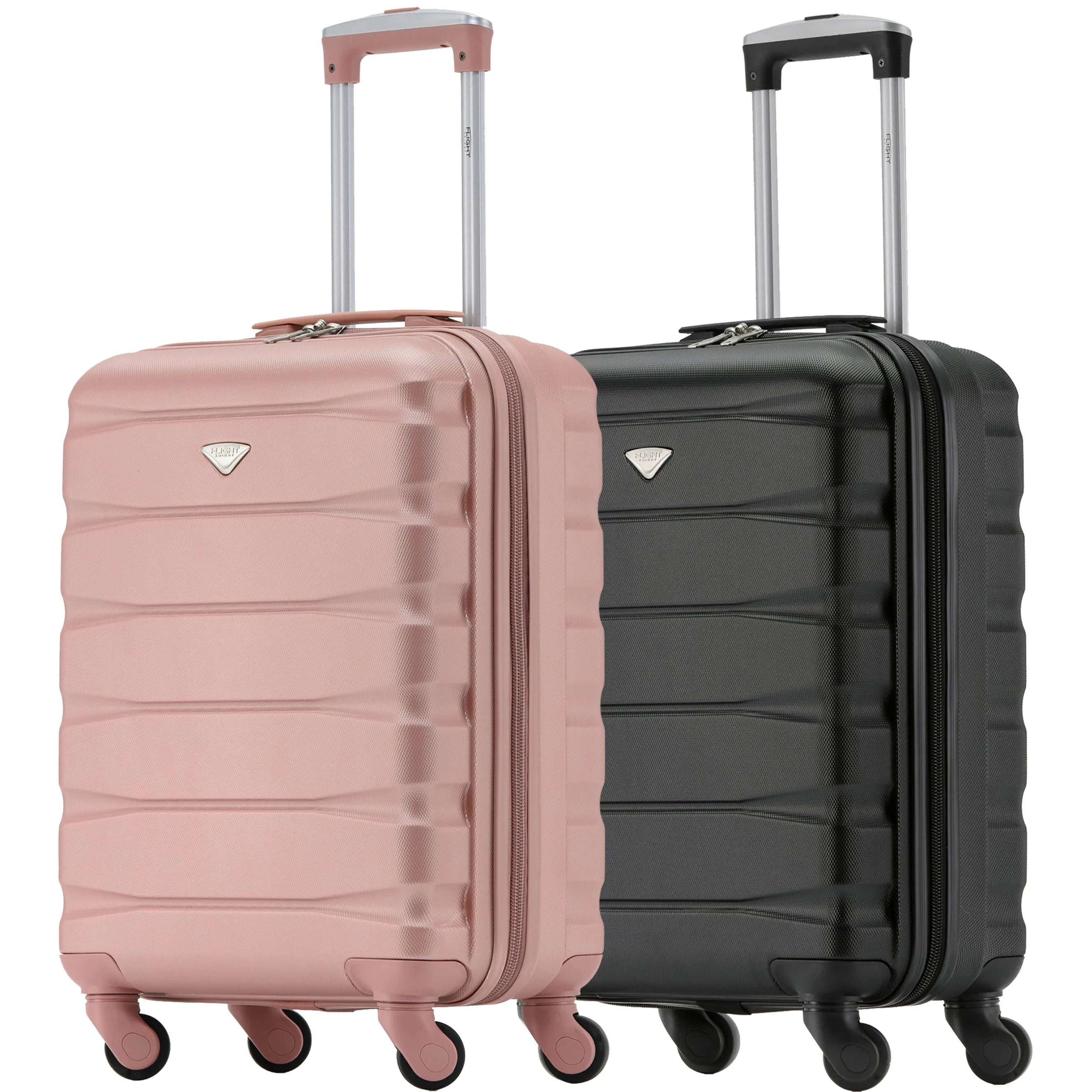 55x40x20cm Maximum Size Ryanair Priority Lightweight 4 Wheel Hard Case Suitcase