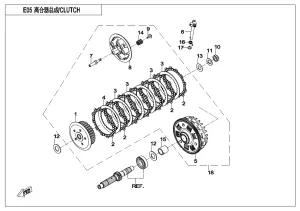 650GT E05 Clutch