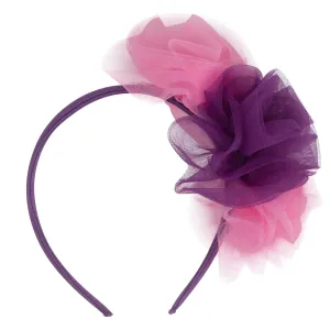 A DEE - Star Love Tianna Pom Pom Hairband - Bold Purple