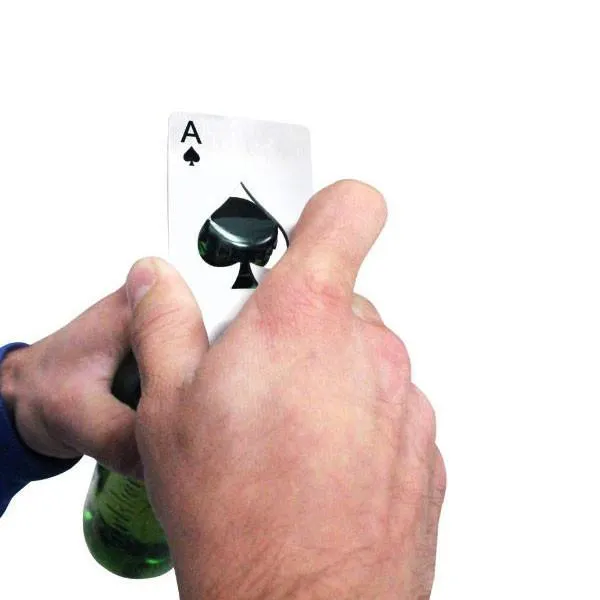 Ace Of Spades Stainless Steel Bottle Opener