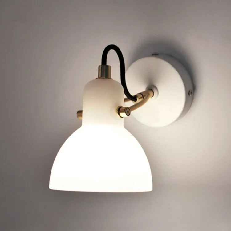 Adjustable Glass Wall Sconce