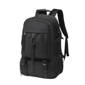 ANYPACK Backpack Black Large Waterproof With USB Charging Port Expandable Multi Compartment Anti Theft Travel Bag