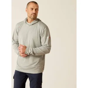 Ariat Men's Flame Resistant Primo Flame Resistant Hooded T-Shirt Grey - 10052109