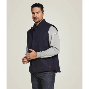 Ariat Men's Flame Resistant Workhorse Water Resist 340G Insulated Vest Navy - 10032957