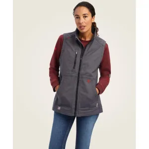 Ariat Women's Flame Resistant DuraLight Cordura Canvas Vest Grey - 10041790