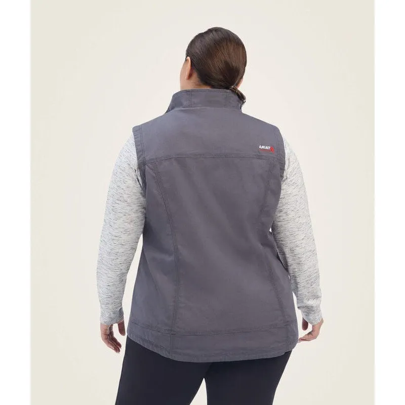 Ariat Women's Flame Resistant DuraLight Cordura Canvas Vest Grey - 10041790