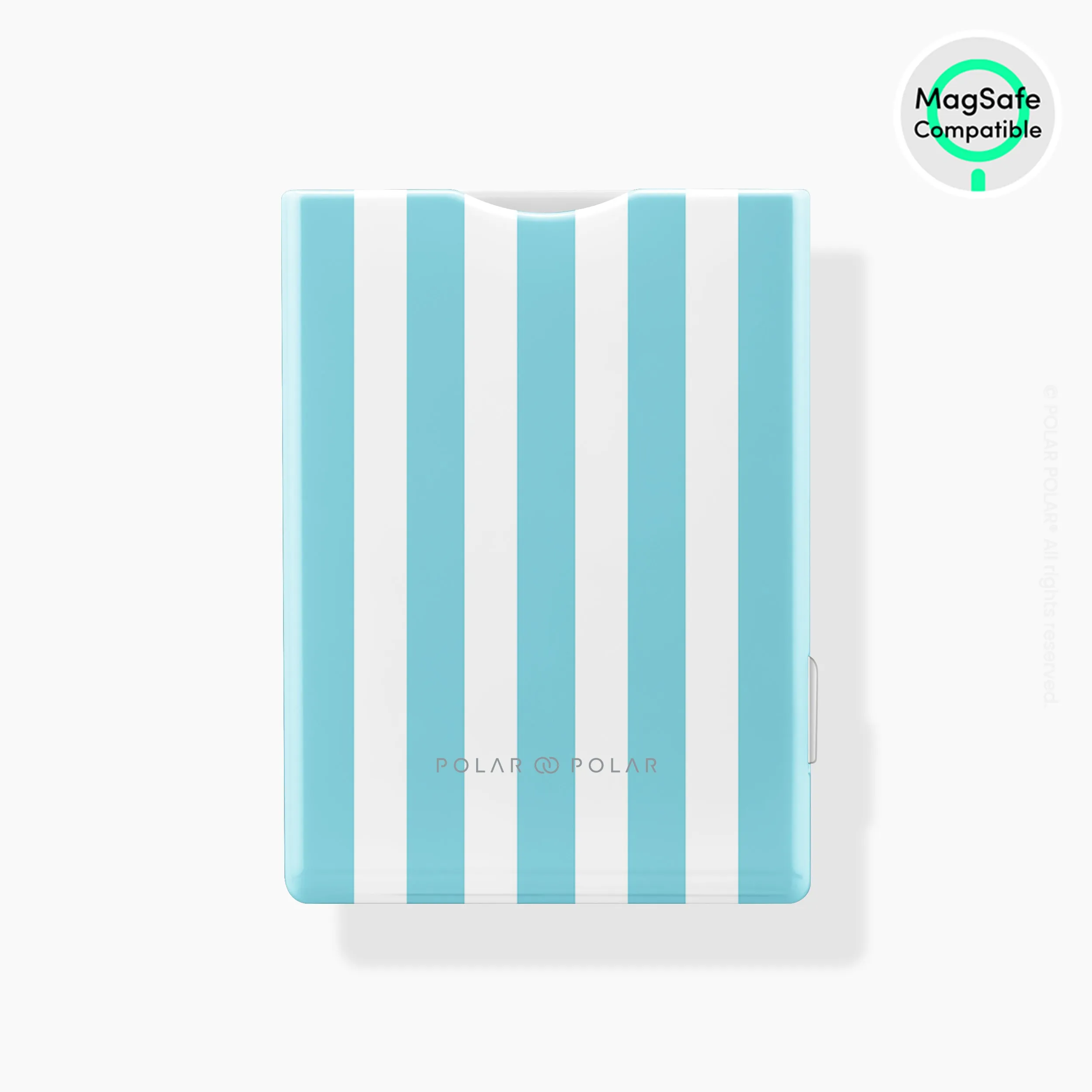 Baby Blue Stripe MagSafe Wallet