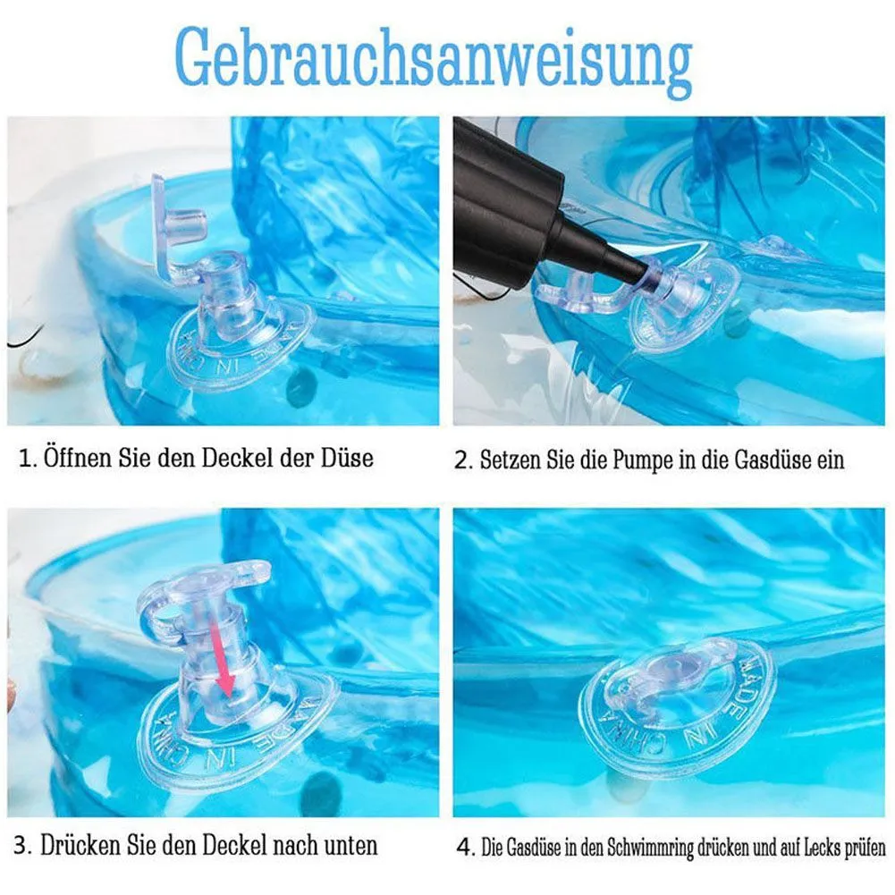 Baby Kids Inflatable Float Swimming Ring Trainer Safety Aid Pool Water Toy