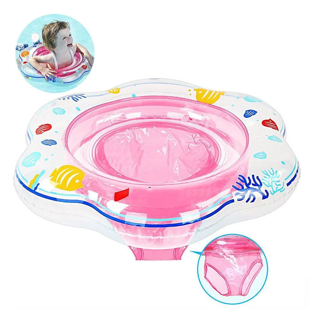 Baby Kids Inflatable Float Swimming Ring Trainer Safety Aid Pool Water Toy