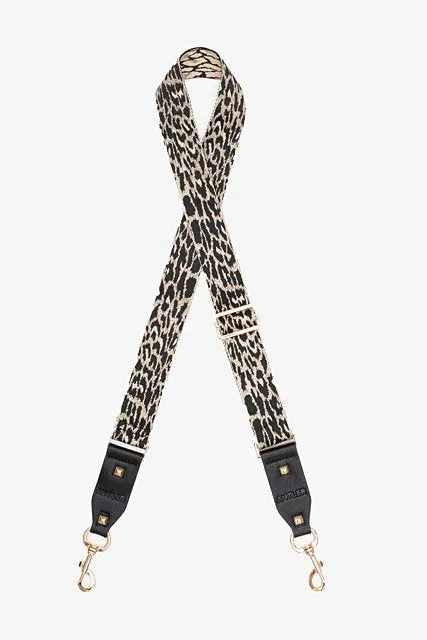 Bag Strap - Cheetah Gold & Black