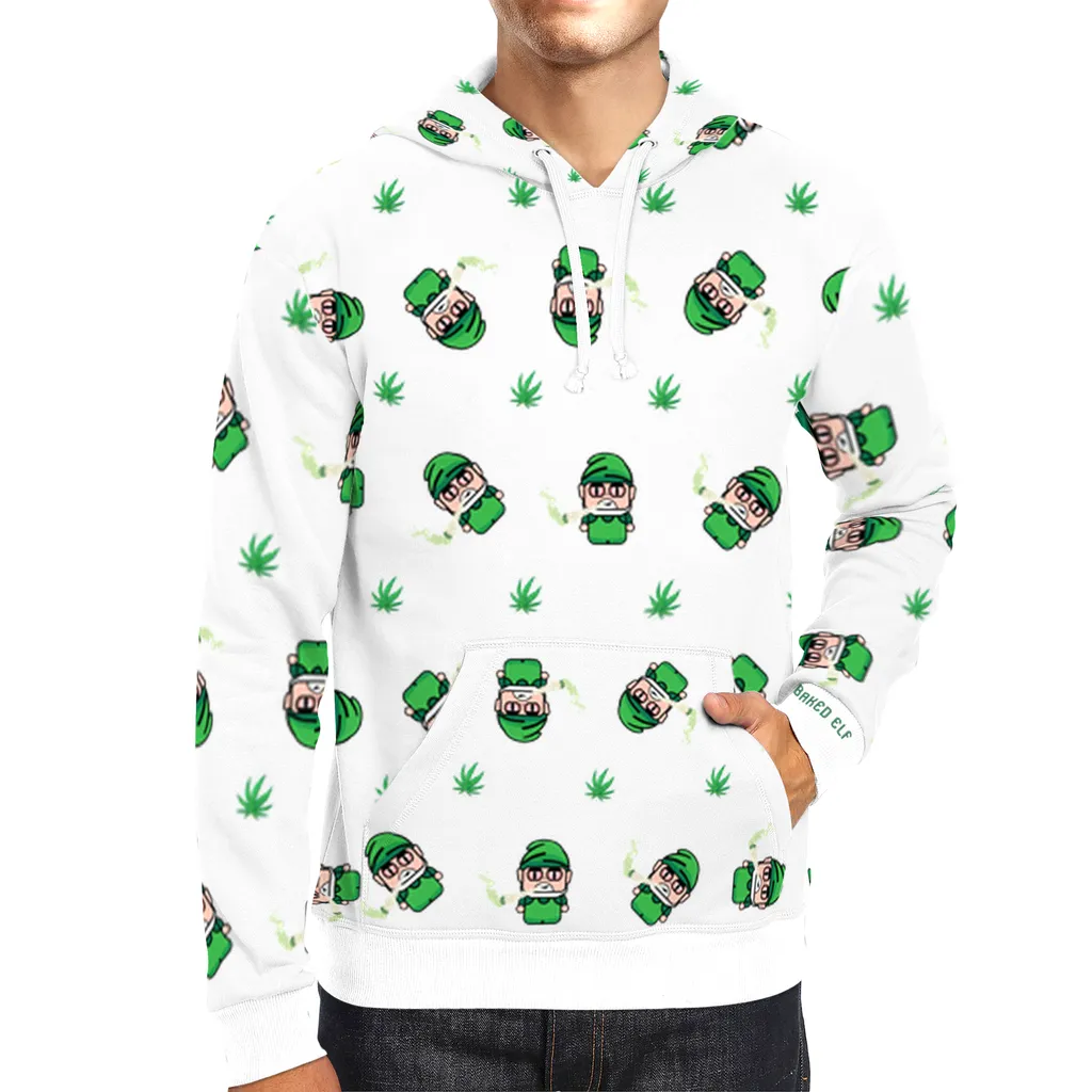 Baked Elf All Over Unisex Hoodie