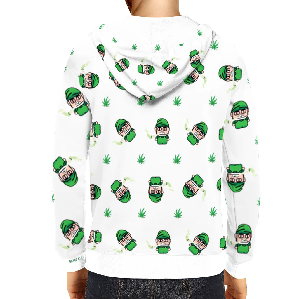 Baked Elf All Over Unisex Hoodie