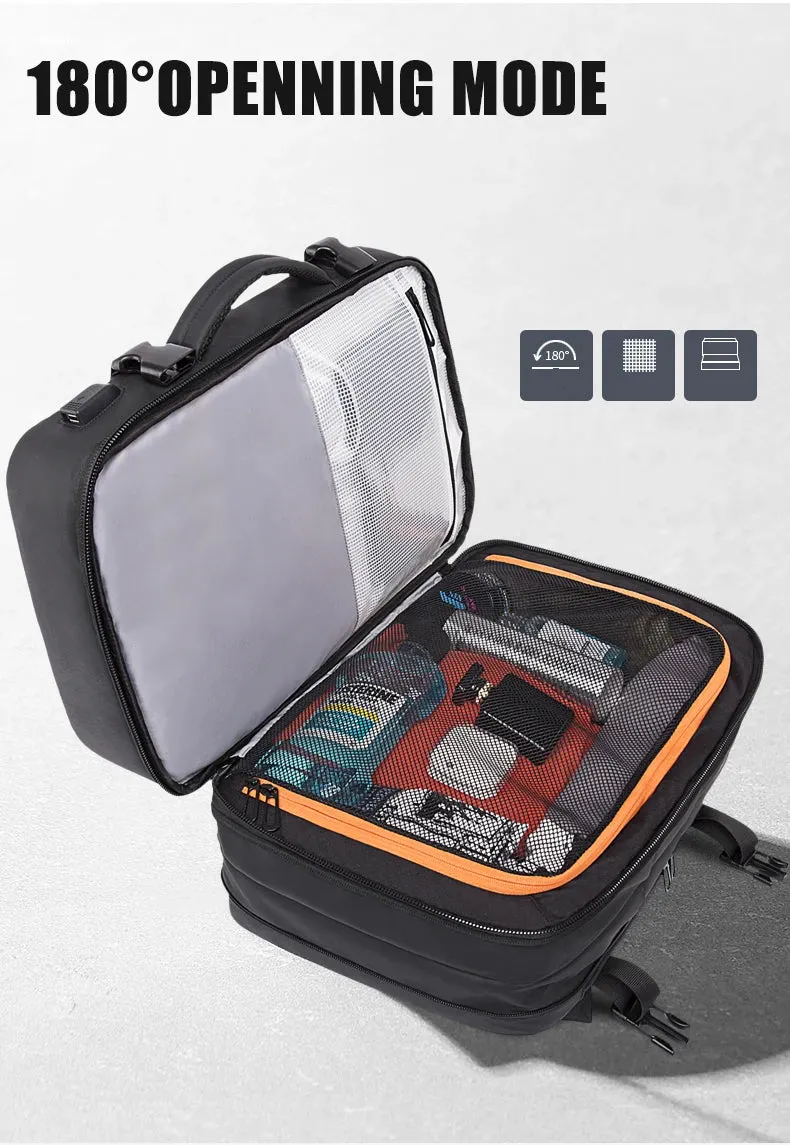 BANGE BG-1908 Expandable Laptop Bag & Travel Backpack with USB Charger Port