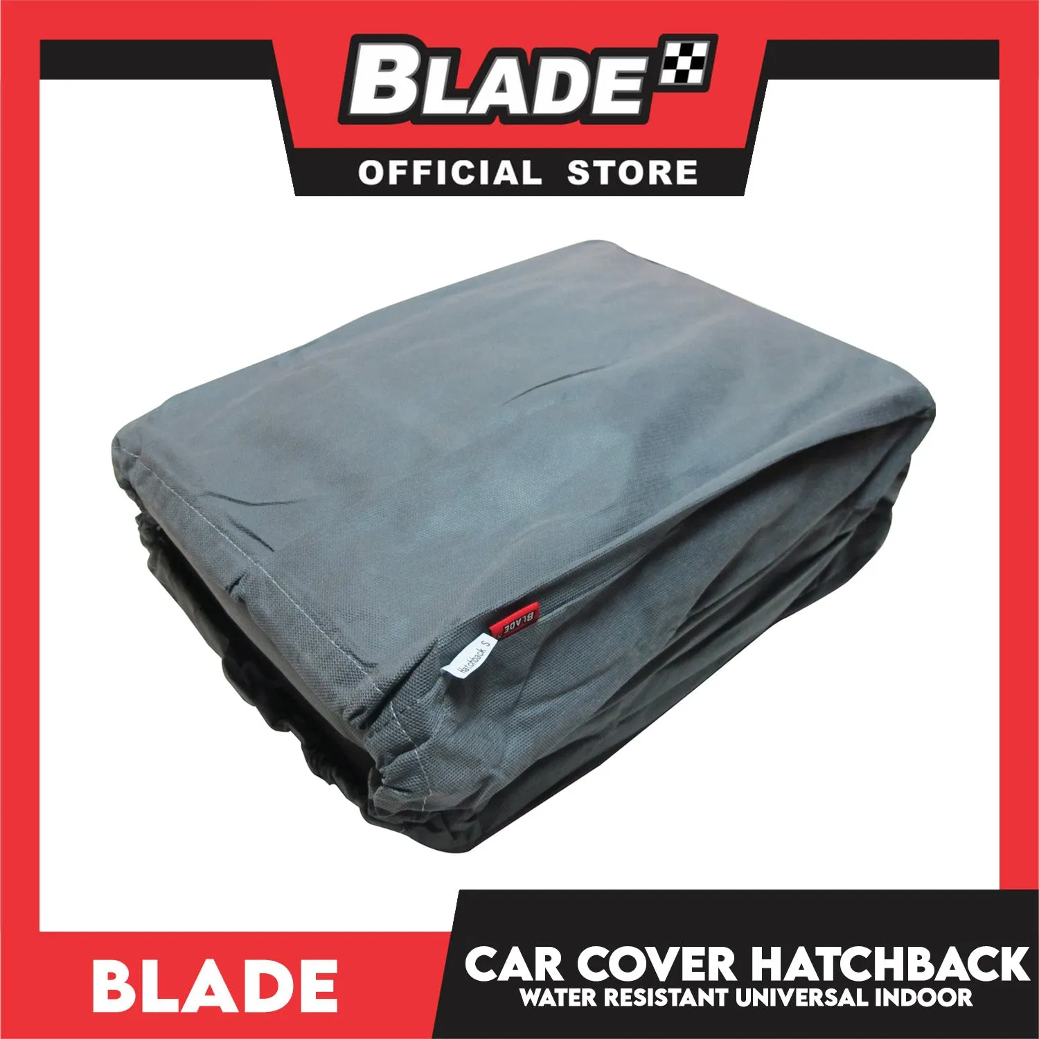 Blade Car Cover Water Resistant Hatchback (Grey) Indoor Dustproof, UV Resistant Cover, Scratch Resistant & Breathable