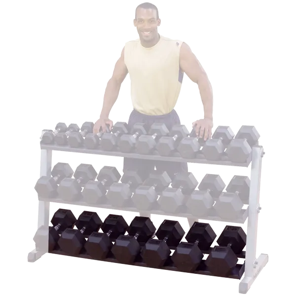 Body Solid Pro Dumbbell Rack - 2 or 3 Tier