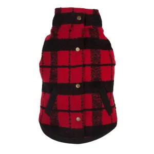 Boucle Jacket - Red/Black