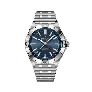 Breitling Chronomat Automatic Gmt Watch, 40mm Blue Dial, A32398101C1A1