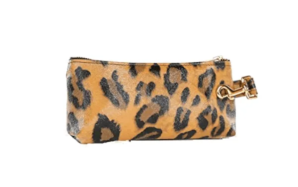 Brown Leopard Vegan Leather Bag