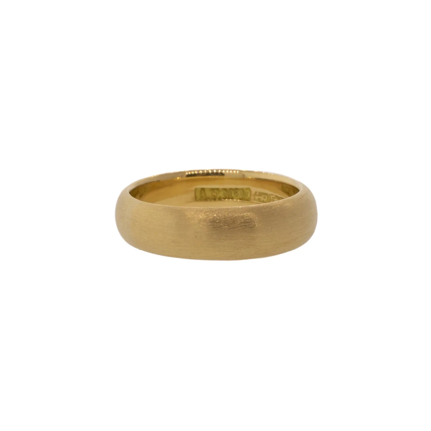 Brushed Matte Finish Comfort Fit Band