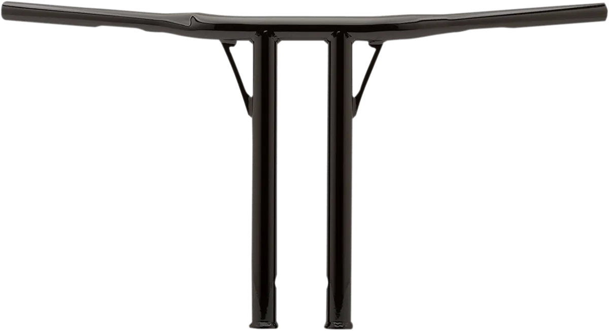 Burly Brand B12-5503B 1-1/4" Black Burly Brand Jail T-Bar Handlebar 14" Rise