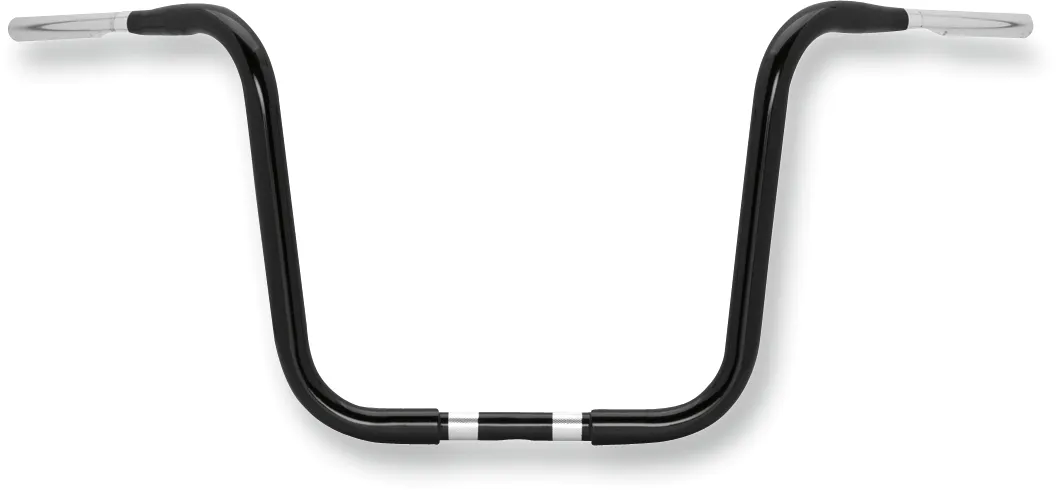 Burly Brand B12-5503B 1-1/4" Black Burly Brand Jail T-Bar Handlebar 14" Rise