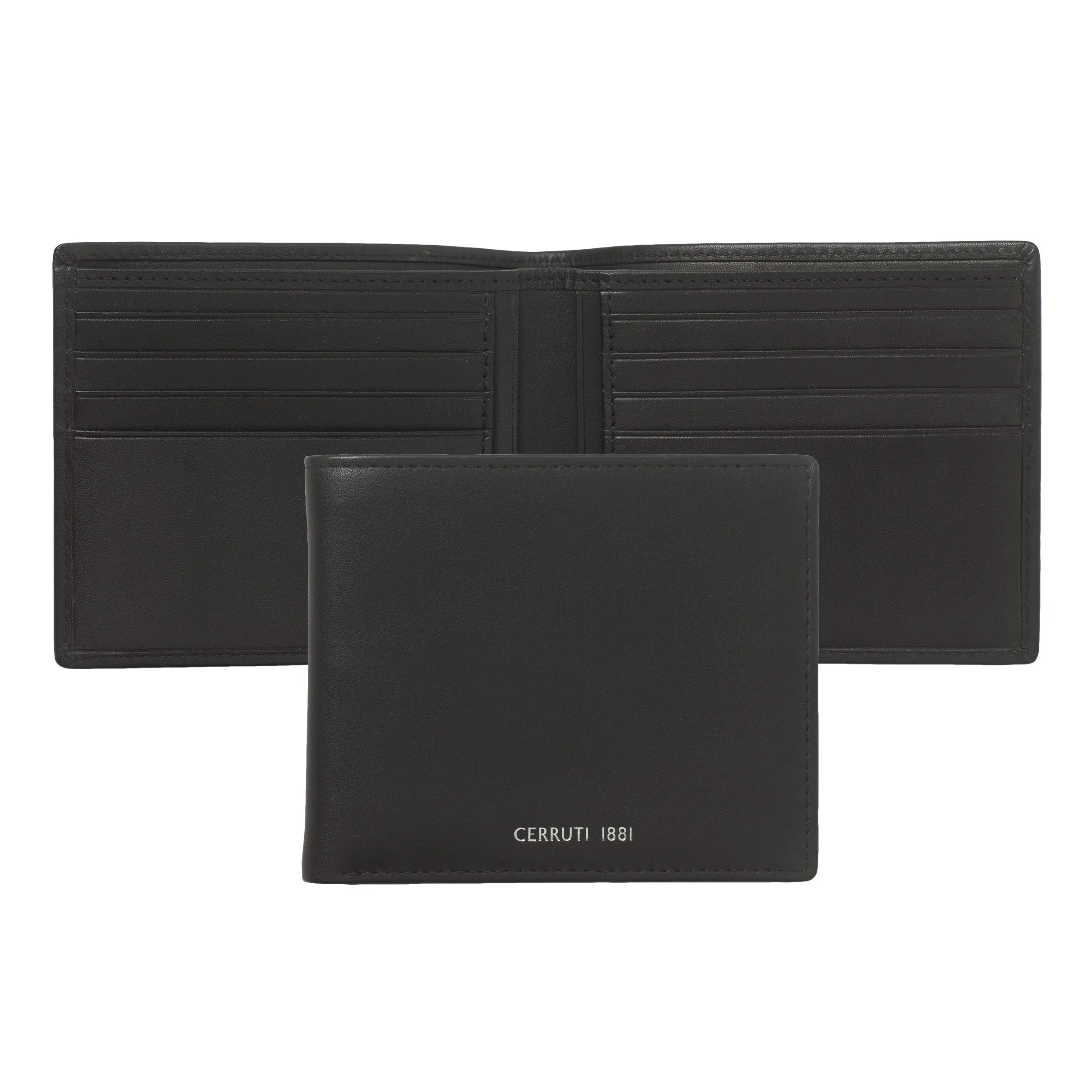 CERRUTI 1881 NPKW914A - Set Zoom Black (key ring & wallet)