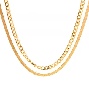 CHAIN   HERRINGBONE NECKLACE