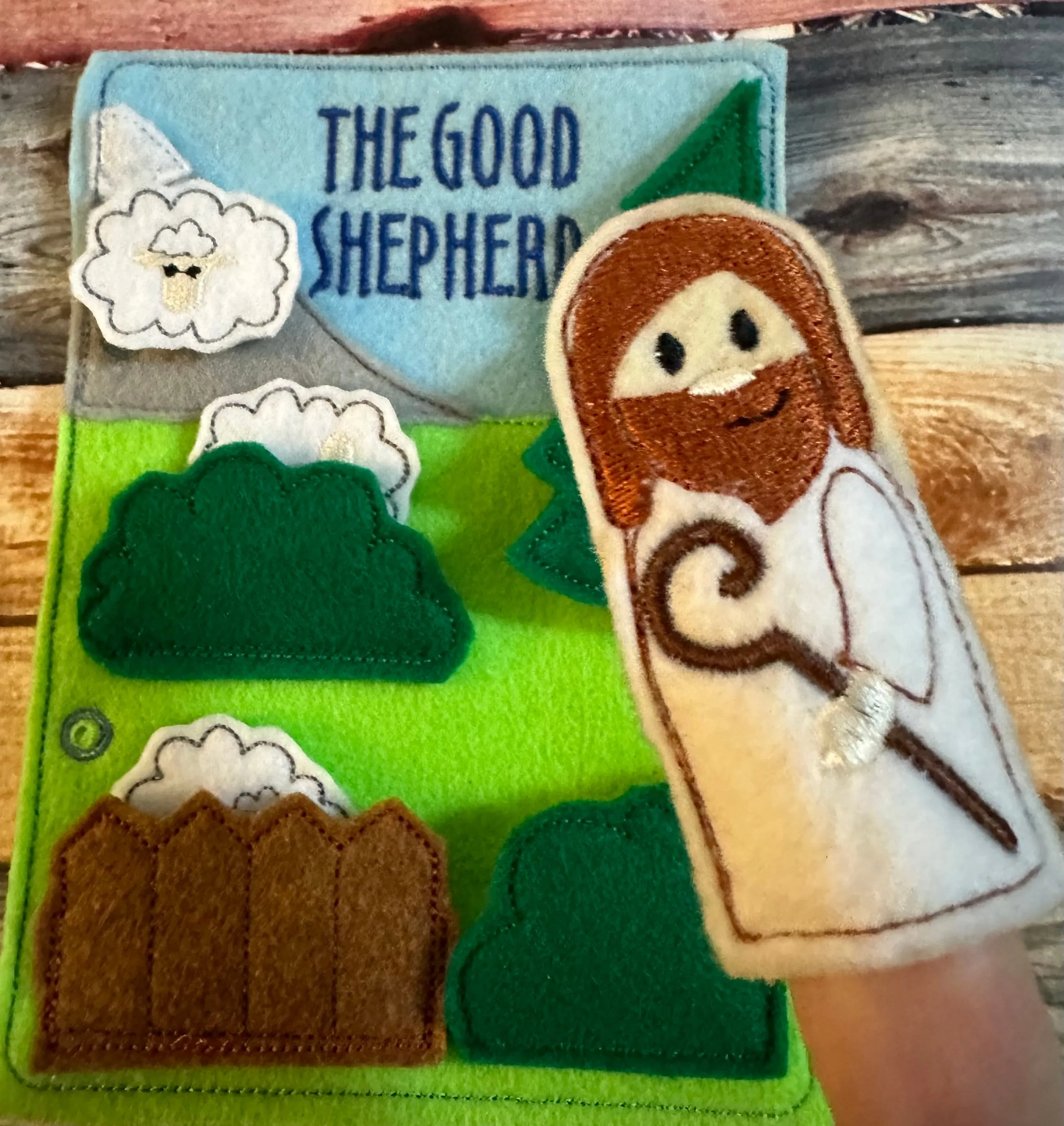 Children's Bible Quiet Book, Interactive Christian Learning Toy, Baptism Birthday Easter Gift