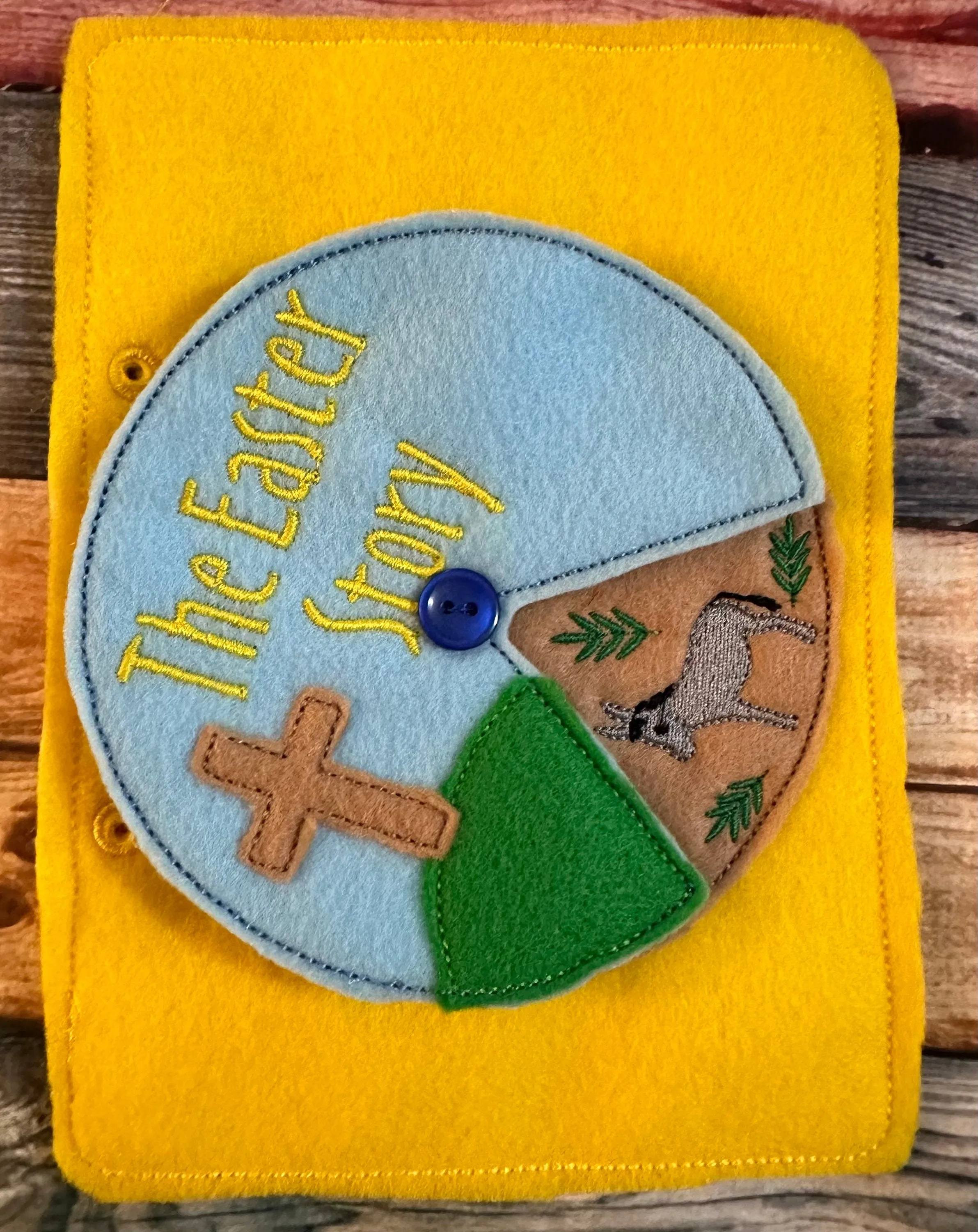 Children's Bible Quiet Book, Interactive Christian Learning Toy, Baptism Birthday Easter Gift