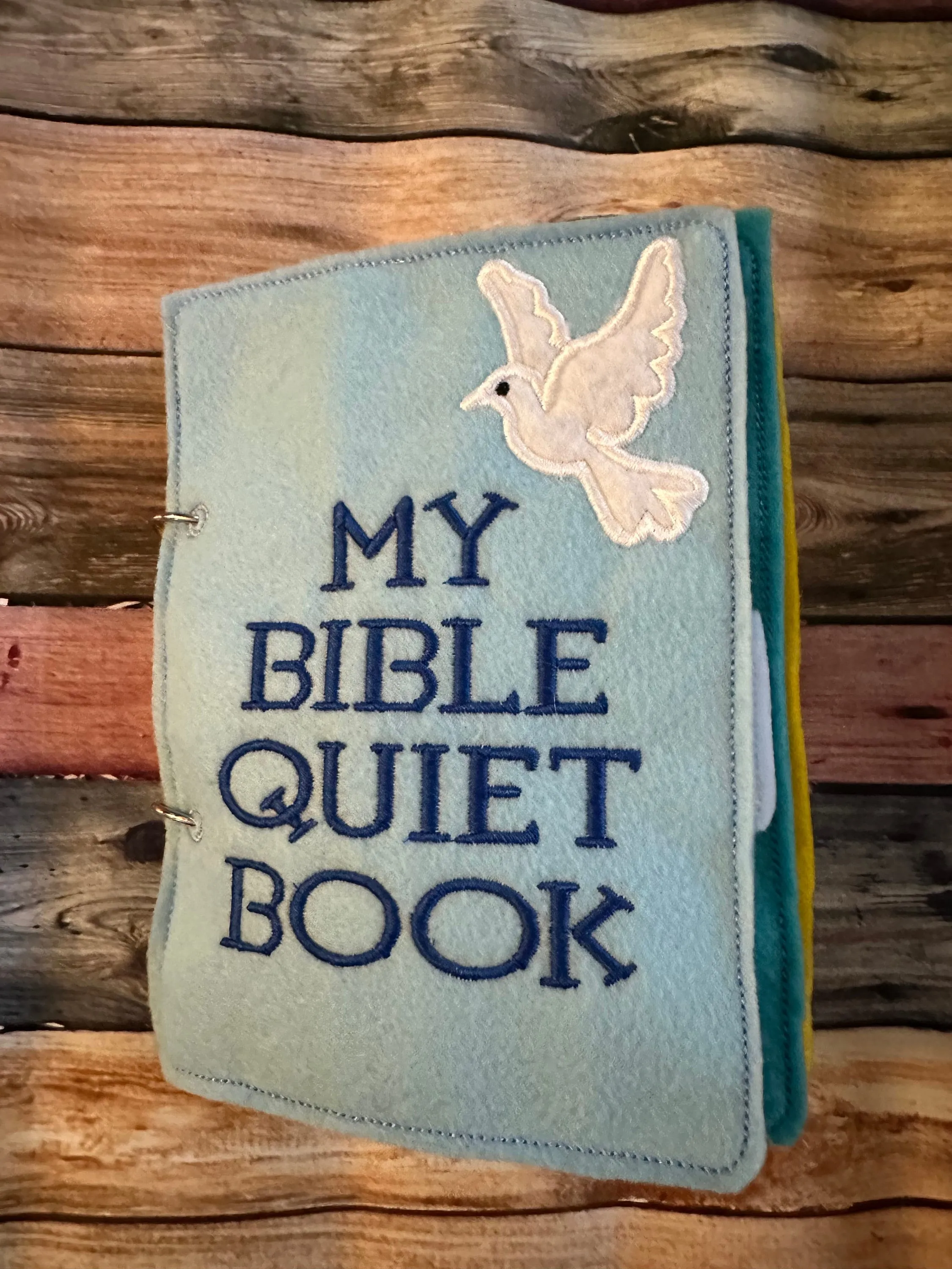 Children's Bible Quiet Book, Interactive Christian Learning Toy, Baptism Birthday Easter Gift