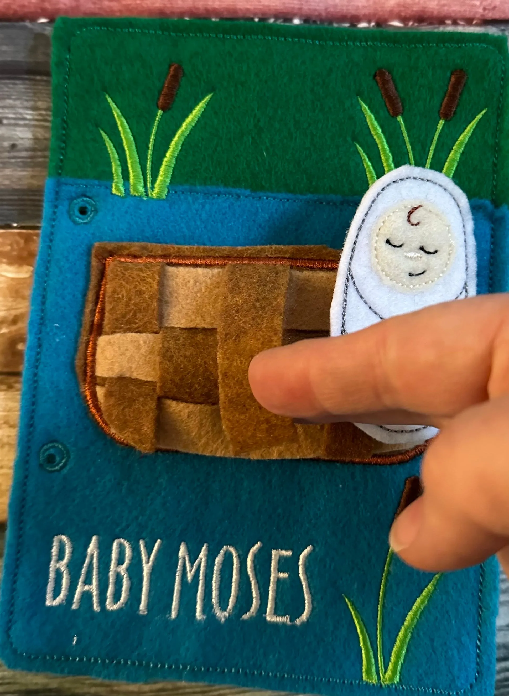 Children's Bible Quiet Book, Interactive Christian Learning Toy, Baptism Birthday Easter Gift
