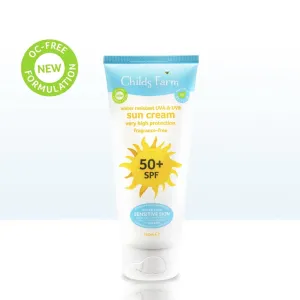 Childs Farm Sunscreen Water Resistant SPF 50  Unfragranced Babies  100ml