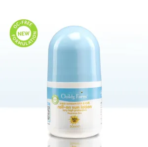 Childs Farm Water Resistant Roll-On Sun Lotion SPF 50  50ml