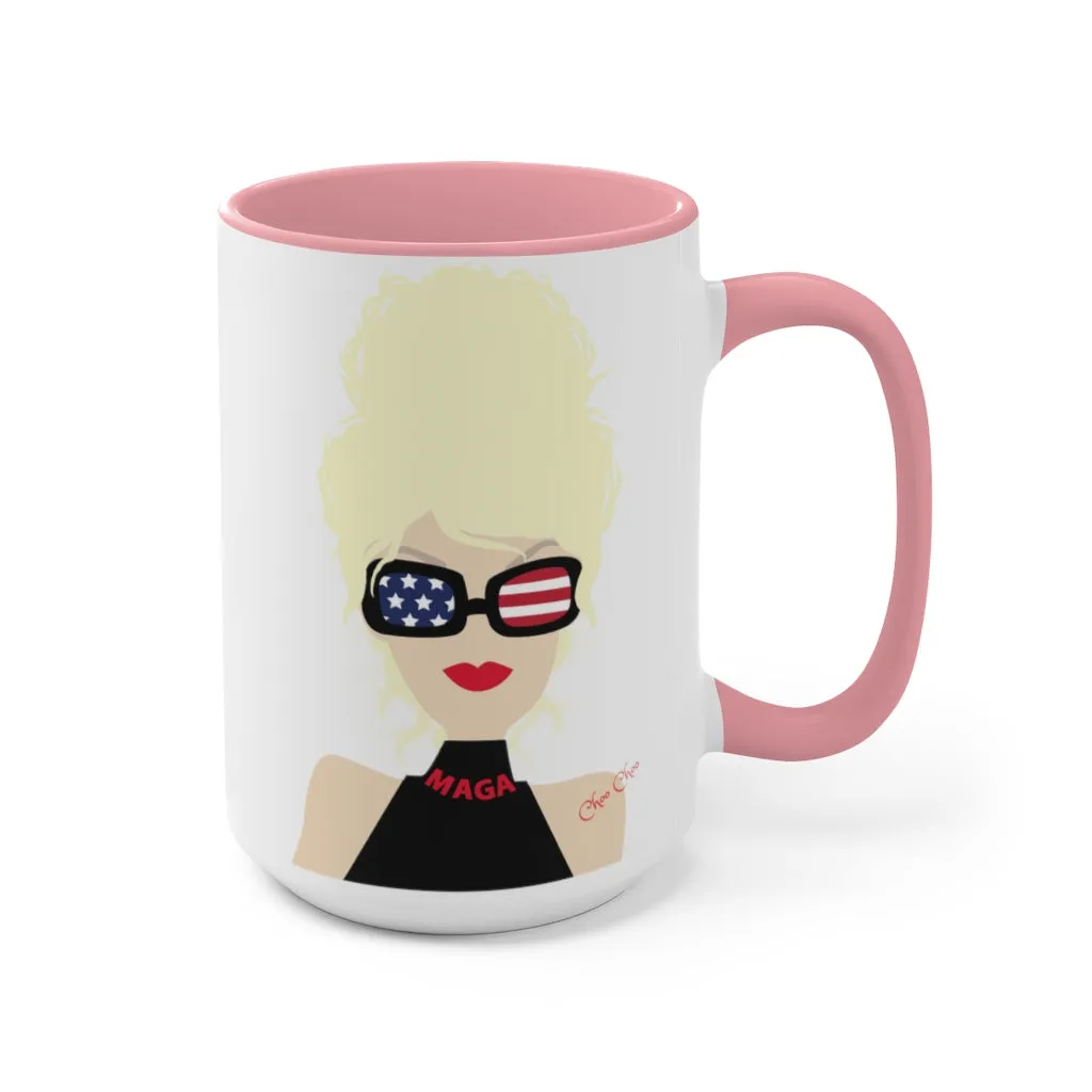 Choo Choo Logo Chillin @ Choo's Accent Mug 15 oz