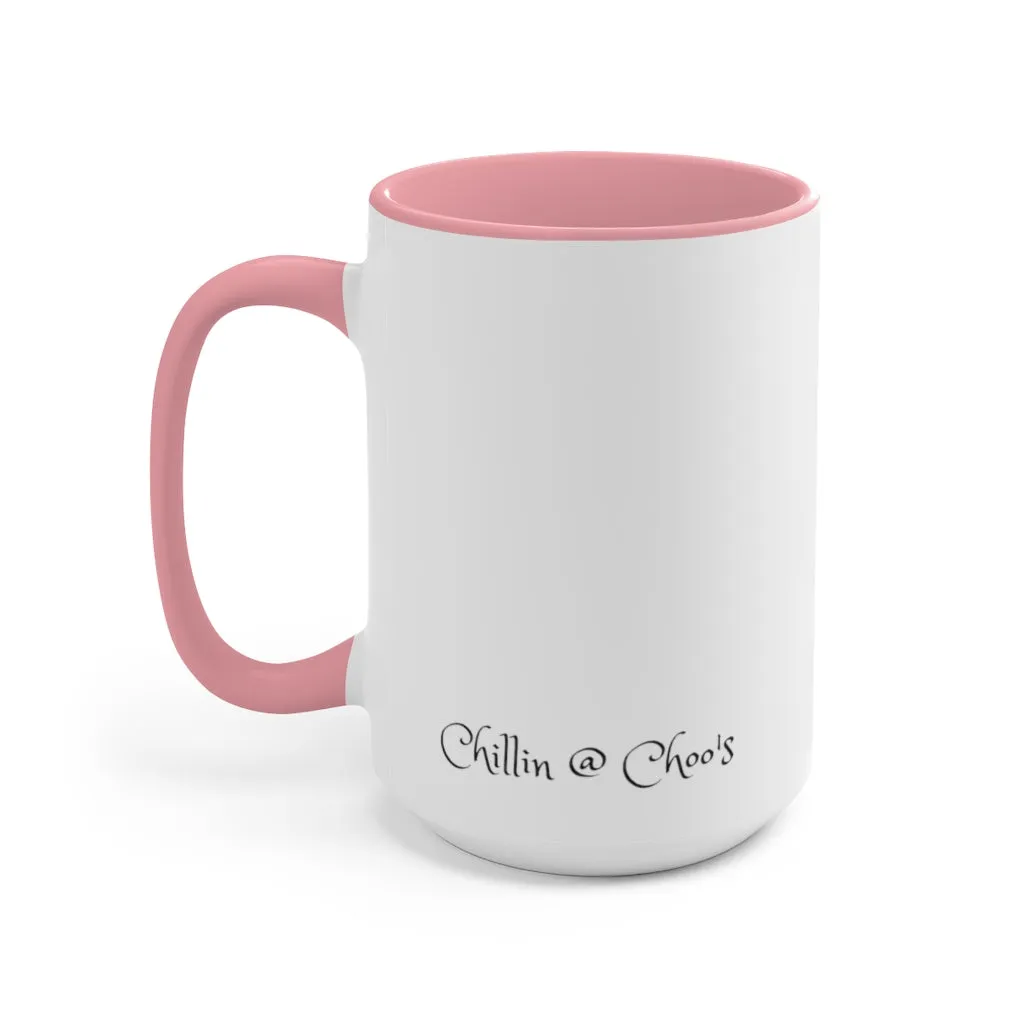 Choo Choo Logo Chillin @ Choo's Accent Mug 15 oz