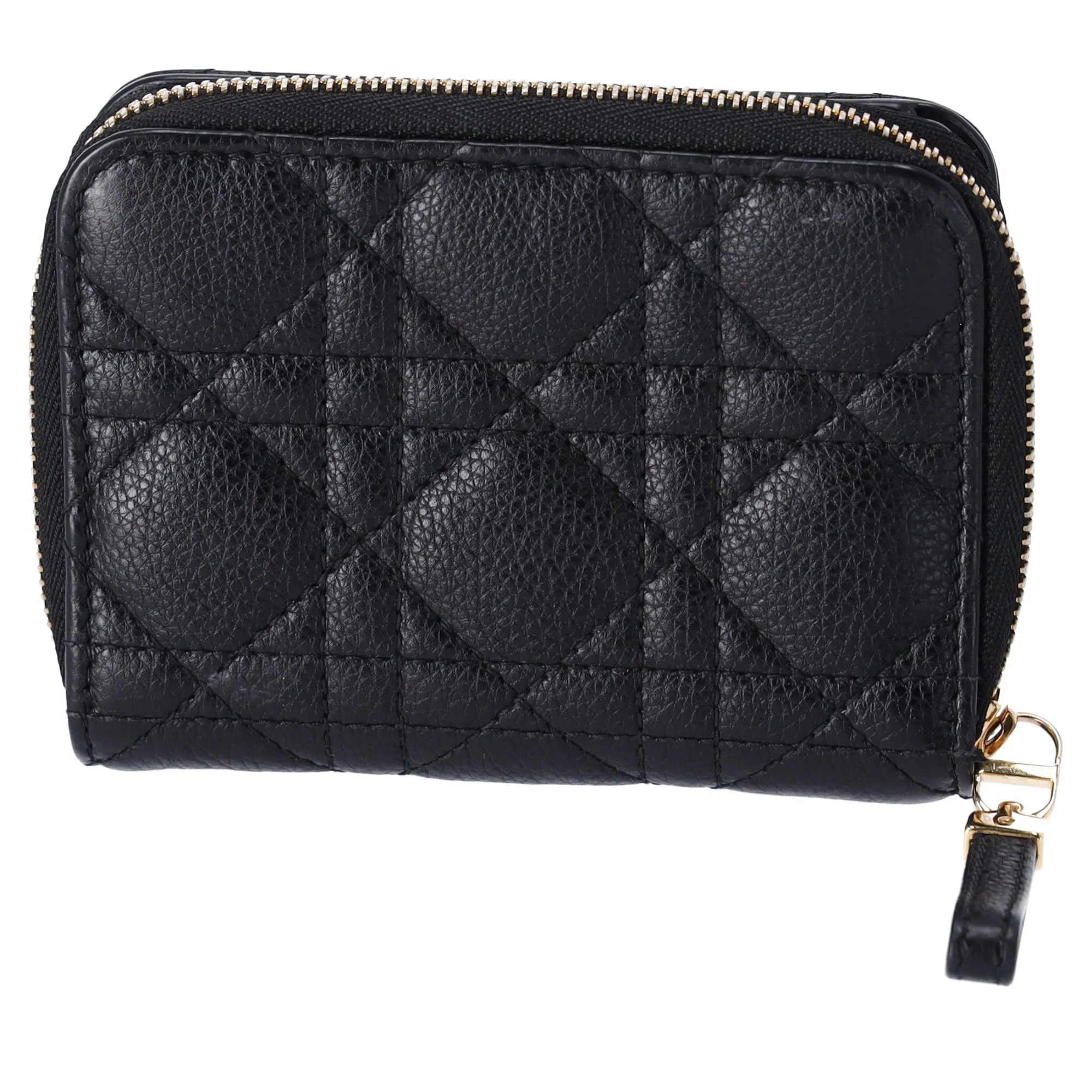 Christian Dior Caro Scarlet Bifold Wallet S5032UWHC_M900 Black
