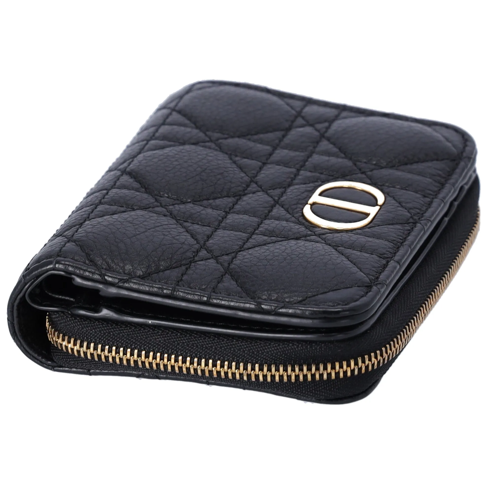 Christian Dior Caro Scarlet Bifold Wallet S5032UWHC_M900 Black