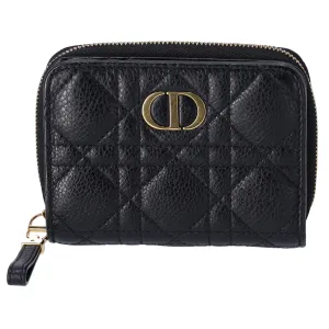 Christian Dior Caro Scarlet Bifold Wallet S5032UWHC_M900 Black